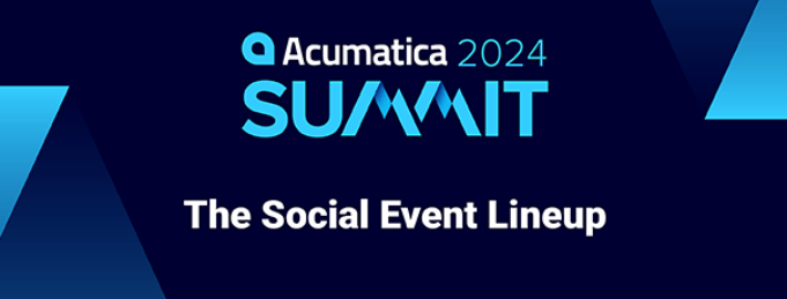 Acumatica Summit 2024 : Le programme des événements sociaux