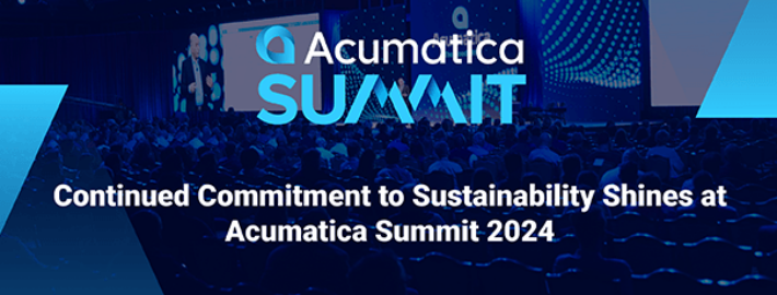 El compromiso constante con la sostenibilidad brilla en Acumatica Summit 2024