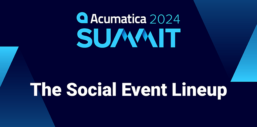 Acumatica Summit 2024: The Social Event Lineup