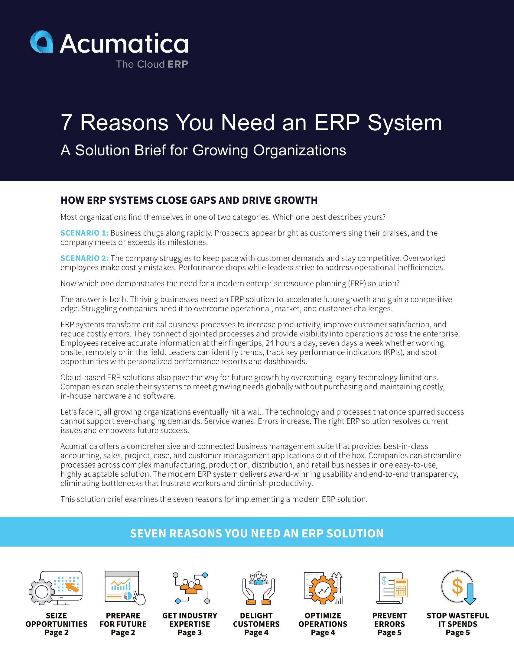 Why Today’s Thriving and Struggling Businesses Need an ERP Solution