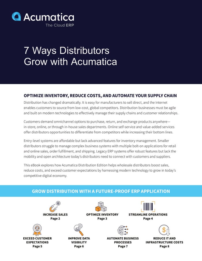 Software ERP para la distribución mayorista