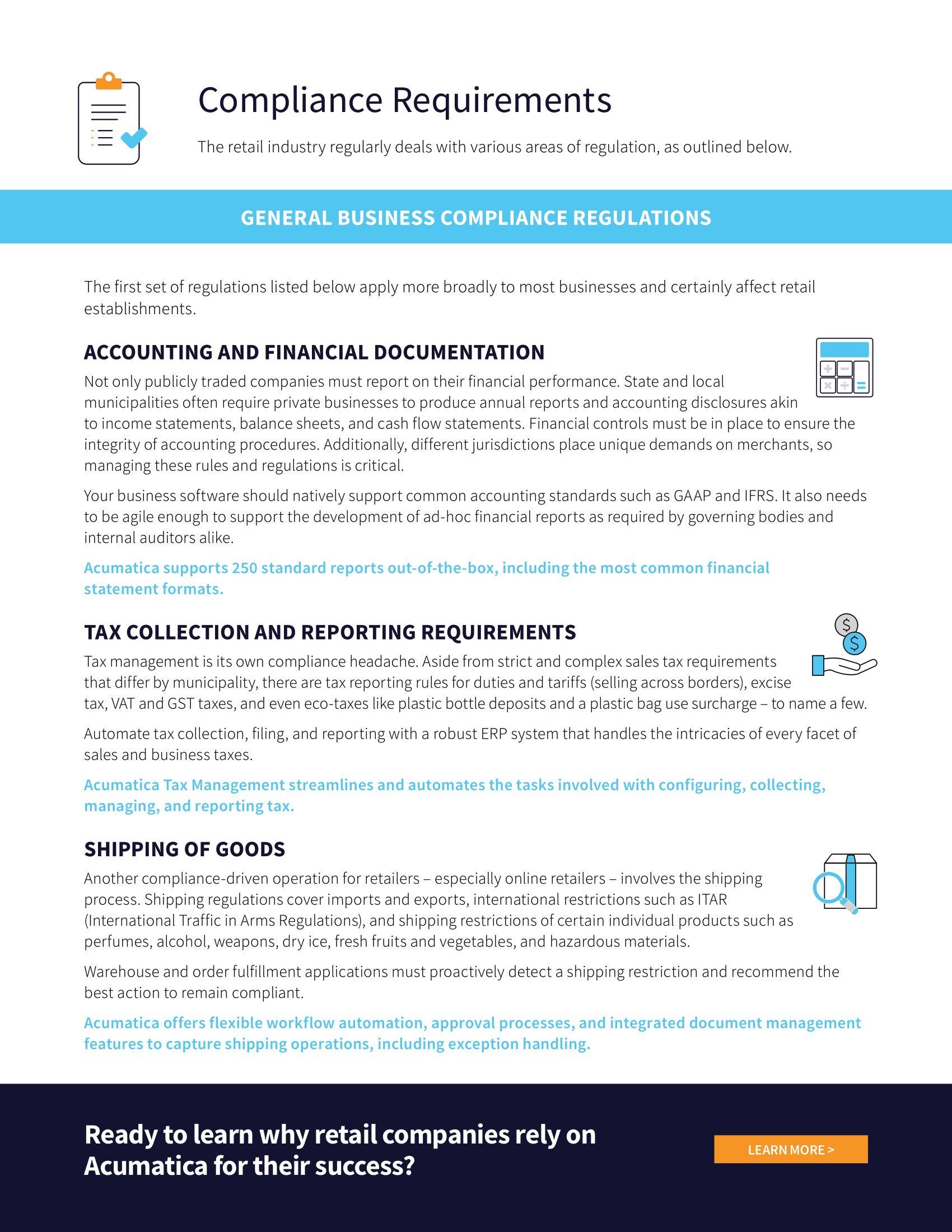 Alleviating Retail Compliance Risks with the Right ERP Solution, page 1