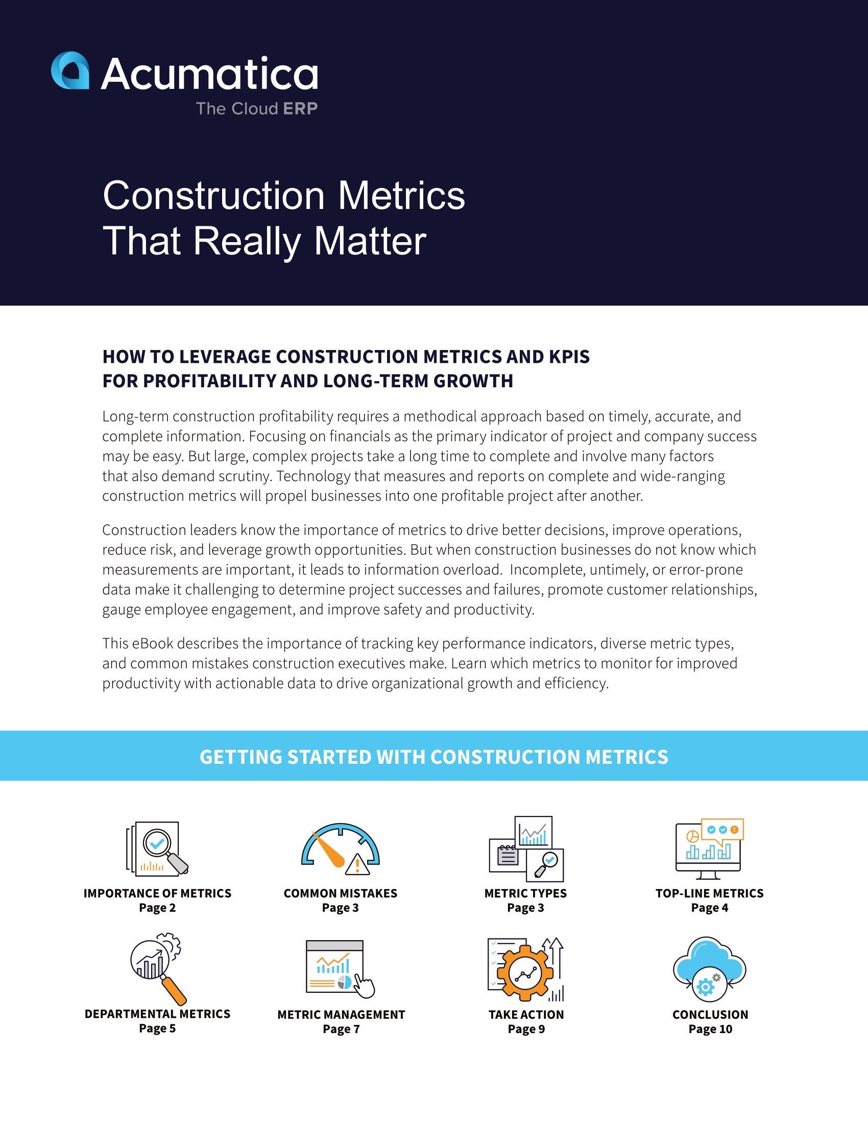 Construction Metrics That Really Matter