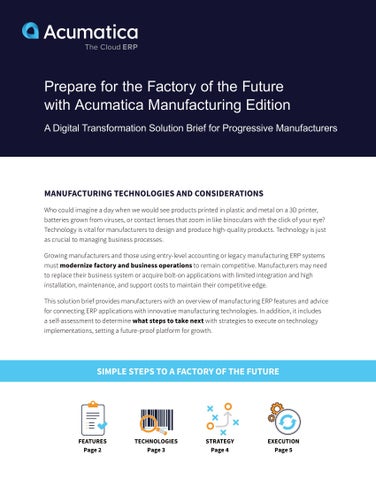 Prepare su empresa para el futuro con una fabricación innovadora
