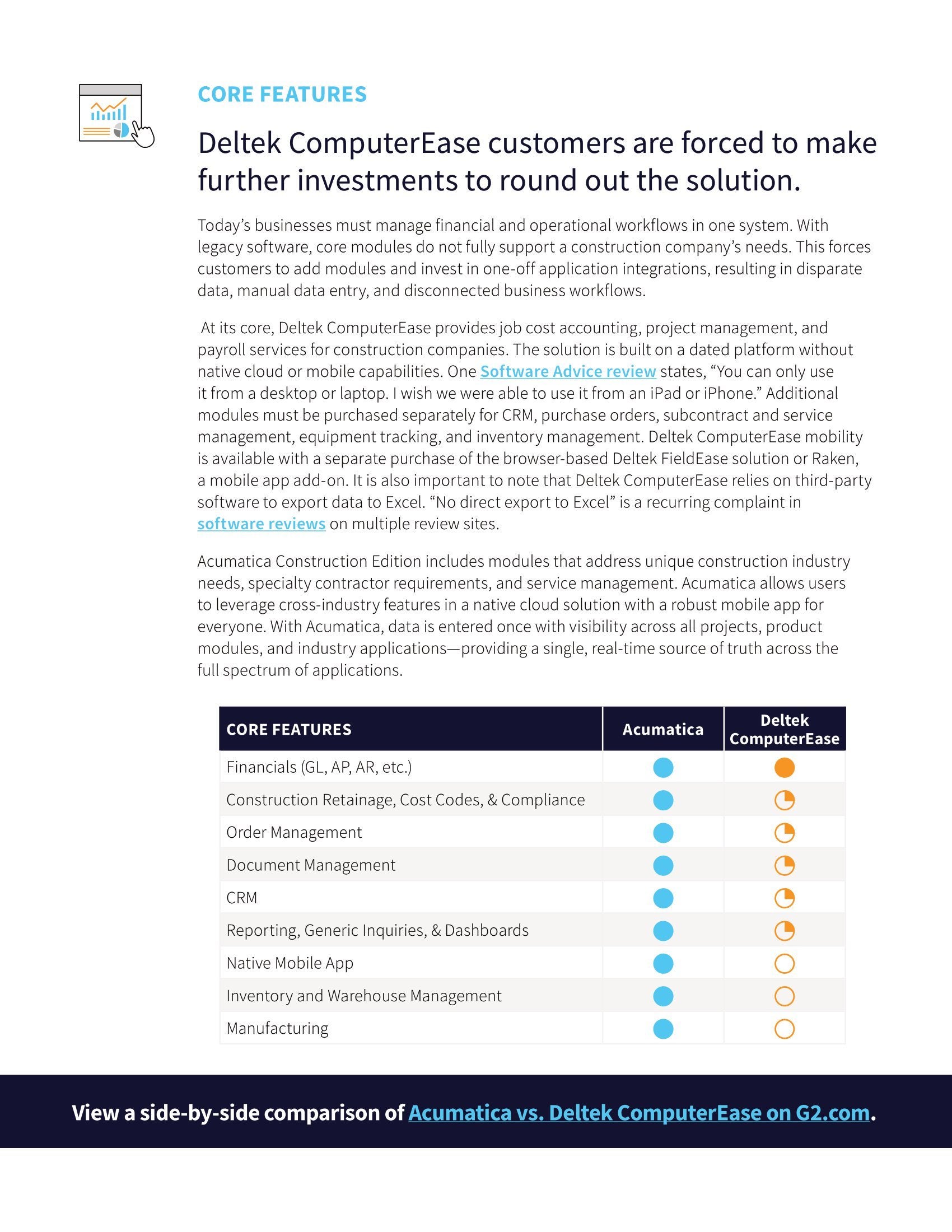 In a Bout Between Acumatica Construction Edition and Deltek ComputerEase, Only One Delivers Knock-Out Value, page 2