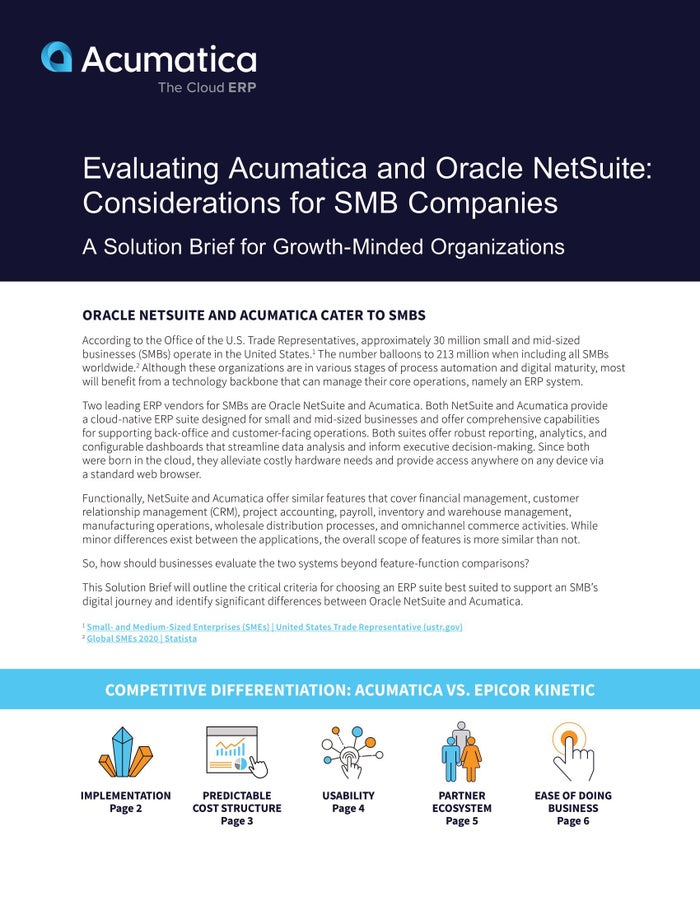 Acumatica vs. NetSuite: Which Cloud ERP is THE Choice for SMBs