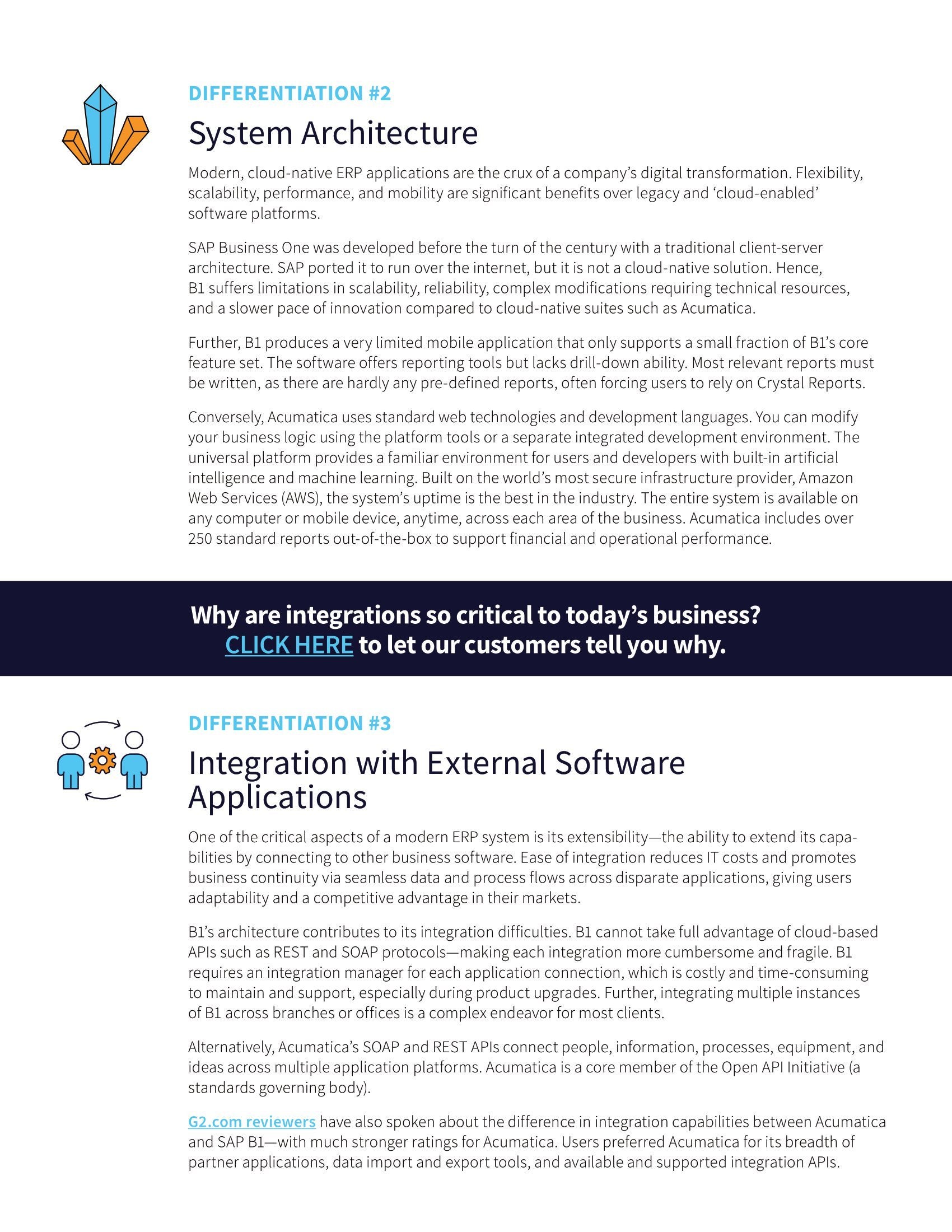 Acumatica vs. SAP Business One : 5 facteurs de différenciation concurrentielle , page 2