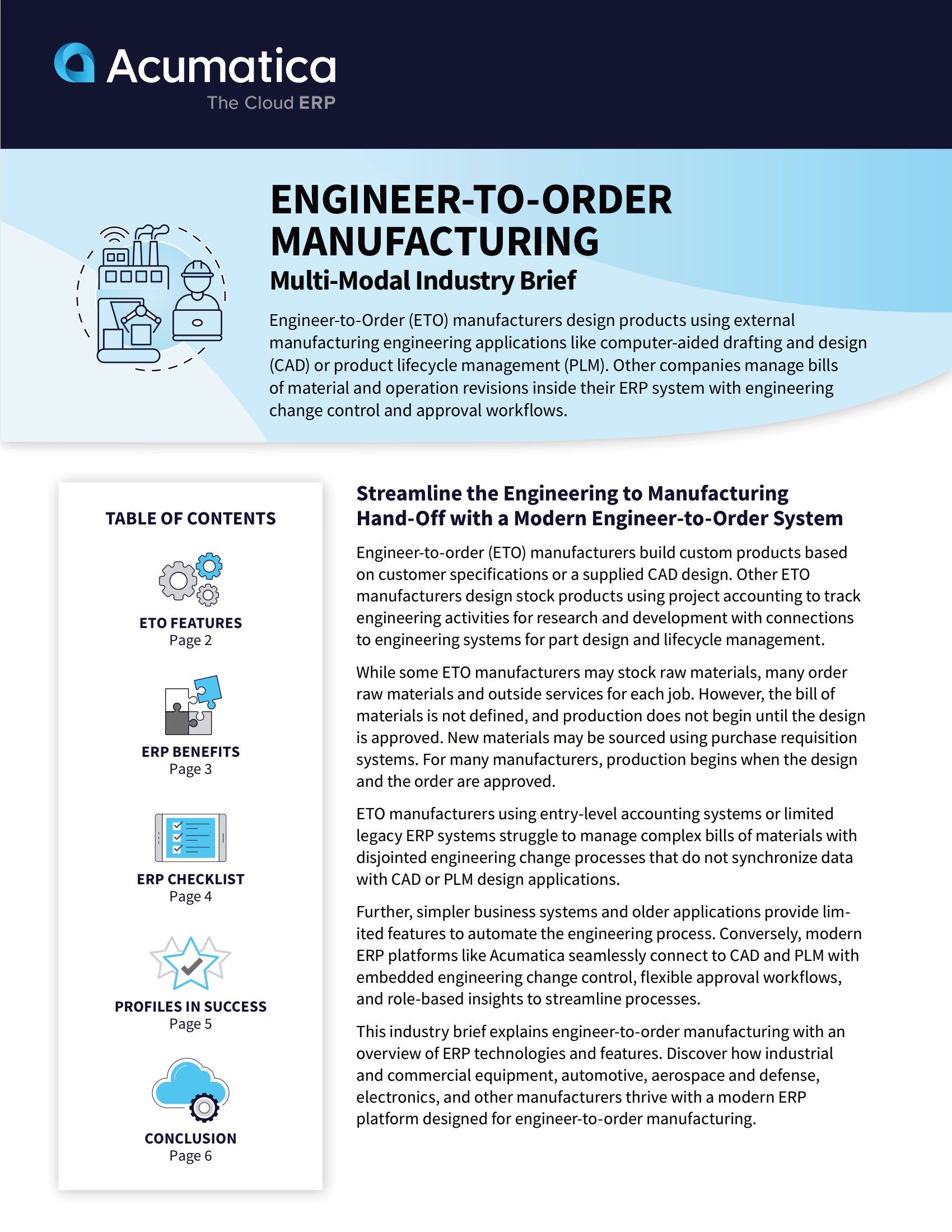 Transform Engineer-to-Order Manufacturing with Acumatica’s Multi-Modal Manufacturing Platform
