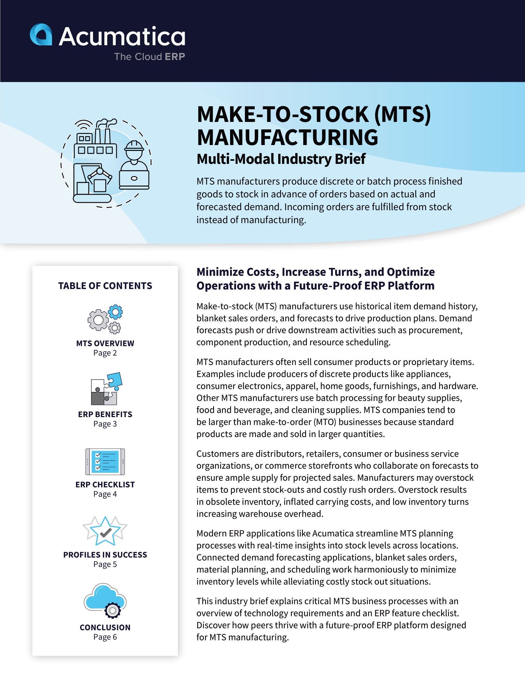 Acumatica’s Modern Cloud ERP Solution Empowers Multi-Modal Manufacturing Businesses to Fend off Competitors and Delight Customers