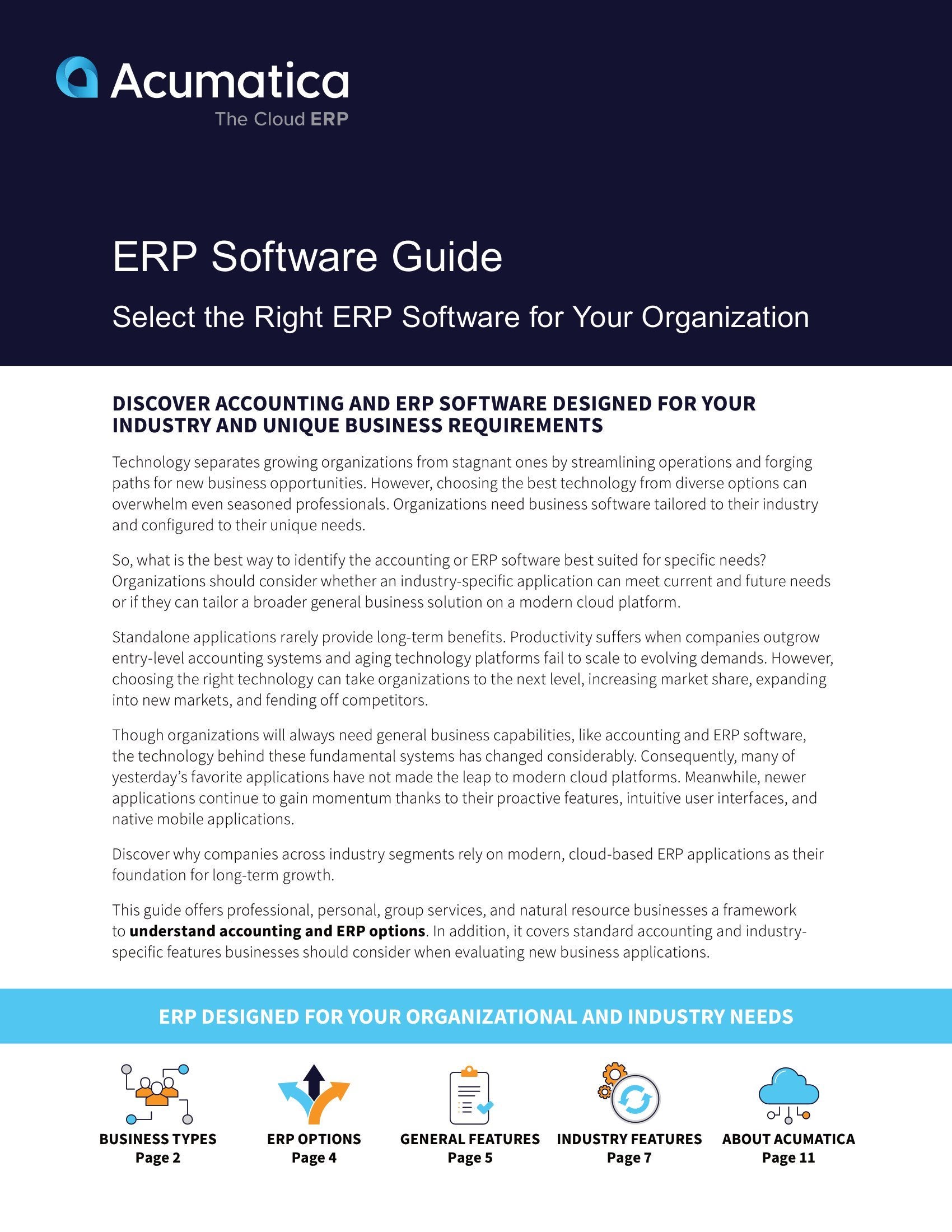 Selección del software ERP más fácil