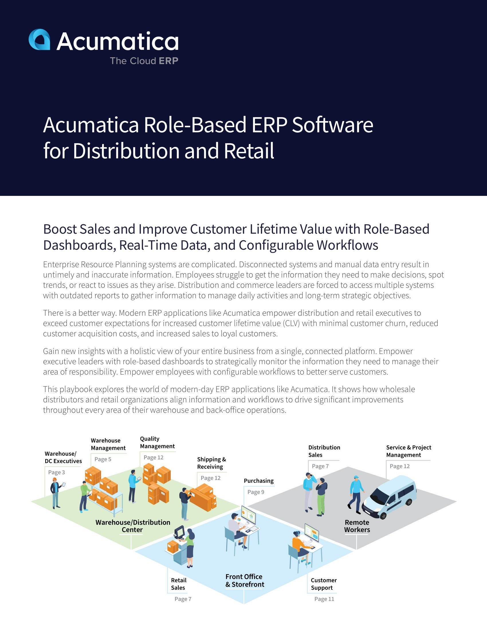 Mejor software ERP para distribución mayorista y minorista