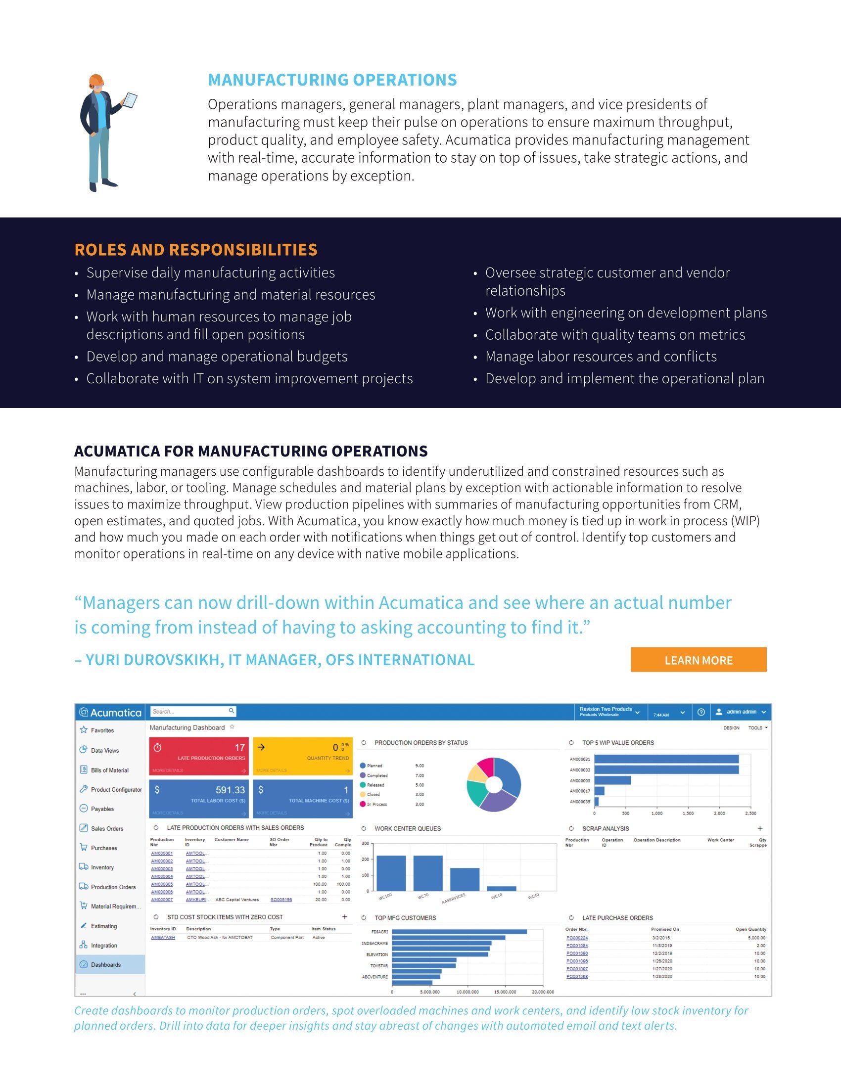 Surveillez la santé de votre entreprise avec des rôles ERP de fabrication, page 2