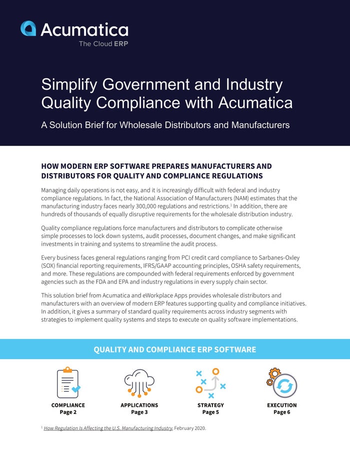 Logiciel ERP de gestion de la qualité pour les distributeurs