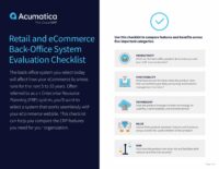 Retail and eCommerce System Evaluation Checklist