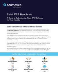 Choosing a Retail and eCommerce ERP