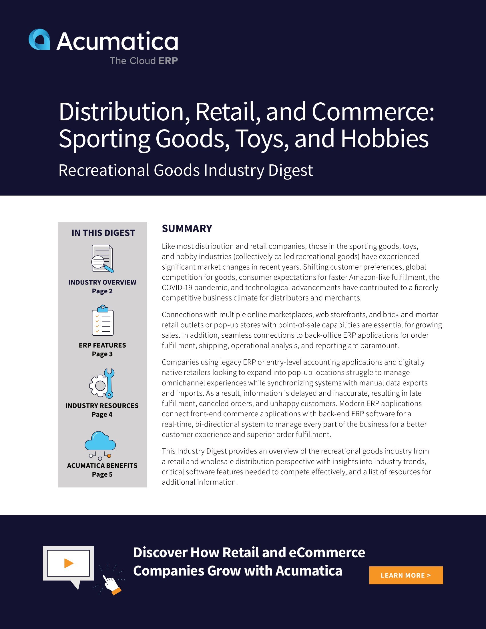 Why The Recreational Goods Industry Needs Modern ERP Applications