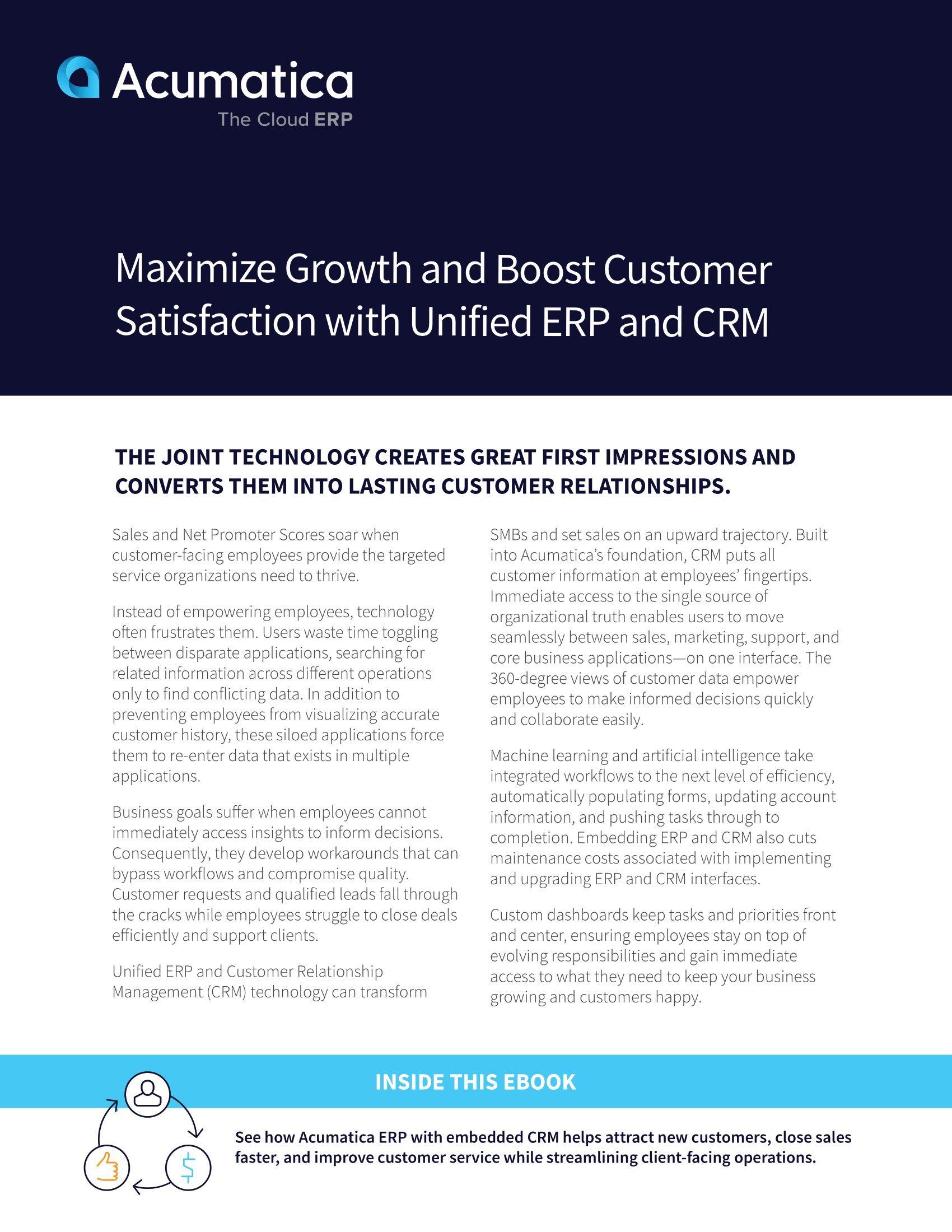 Using ERP with CRM to Maximize Growth
