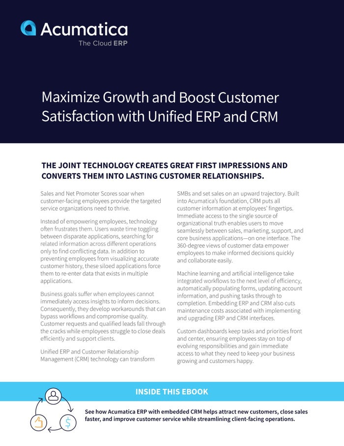 Using ERP with CRM to Maximize Growth