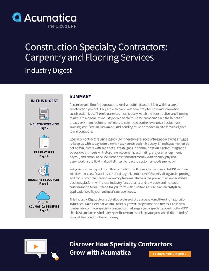 Comment les entreprises de l’industrie de la menuiserie et des revêtements de sol peuvent prospérer avec une solution ERP moderne