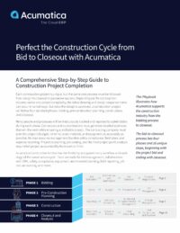 Simplifier le cycle de l’offre de construction à la clôture