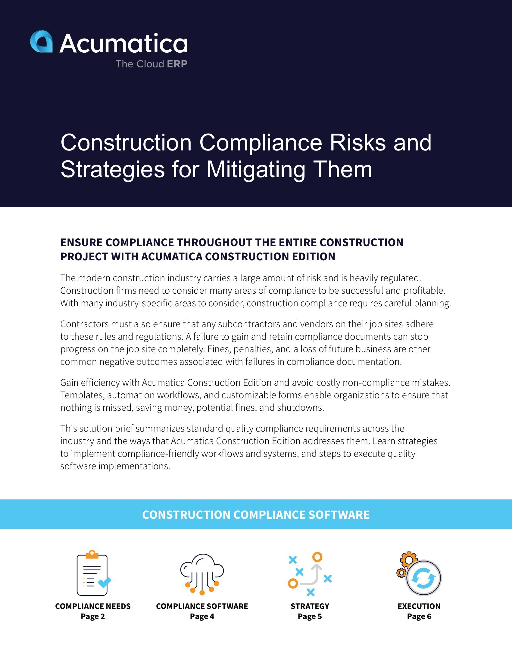 Simplify Construction Compliance with a Complete Cloud ERP Solution