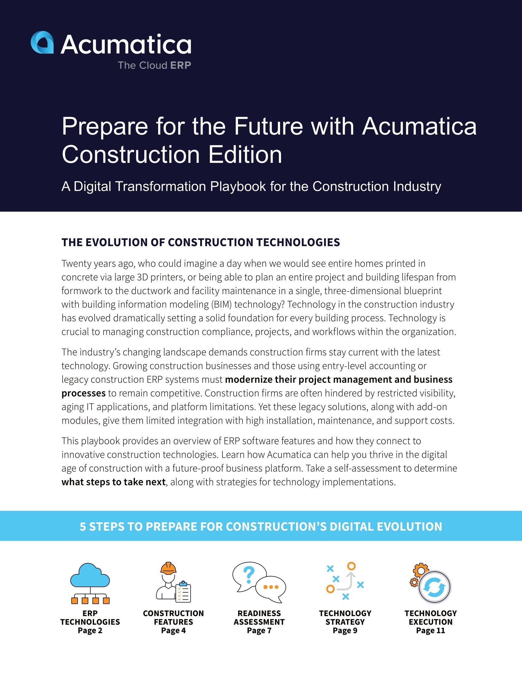 Se préparer à l'évolution du secteur de la construction grâce à la transformation numérique