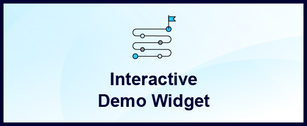 Widget de demostración interactiva de Acumatica