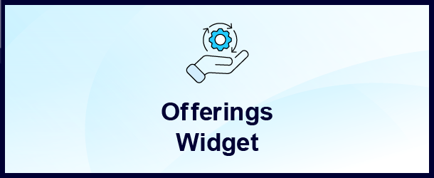 Widget d’offres d’Acumatica