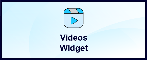 Widget vidéos d’Acumatica