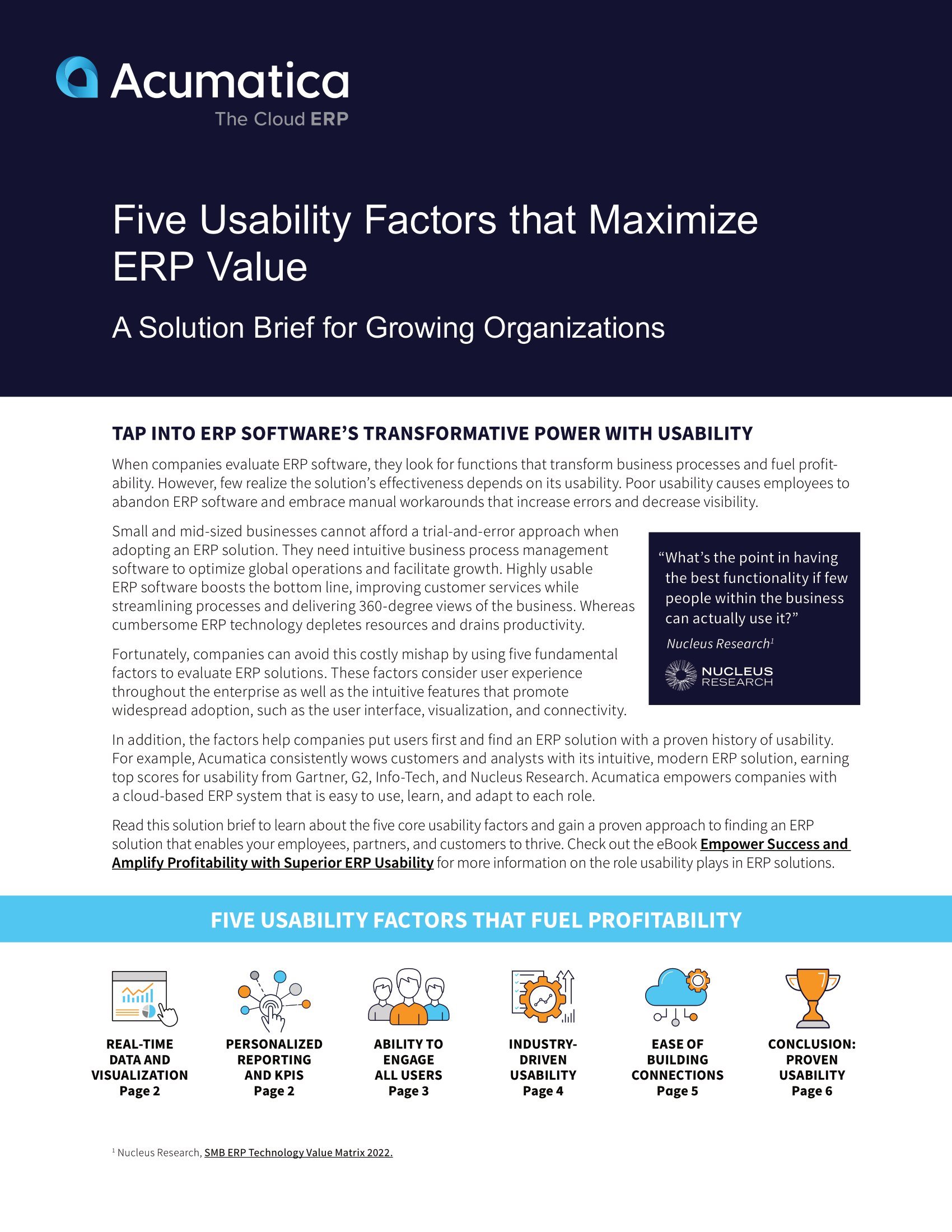 Discover the 5 ERP Usability Factors That Engage Users and Boost Profitability