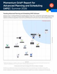 G2 Momentum Grid® Report for Advanced Planning and Scheduling (APS) Software