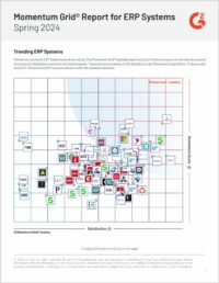 Momentum Grid® Report for ERP Systems - Spring 2024