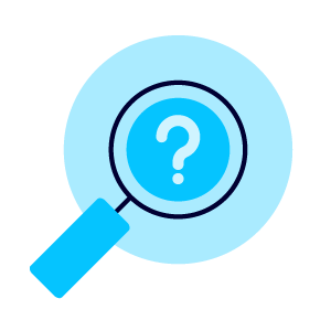 Magnifier icon to show limited industry specific capability when comparing QuickBooks to Acumatica