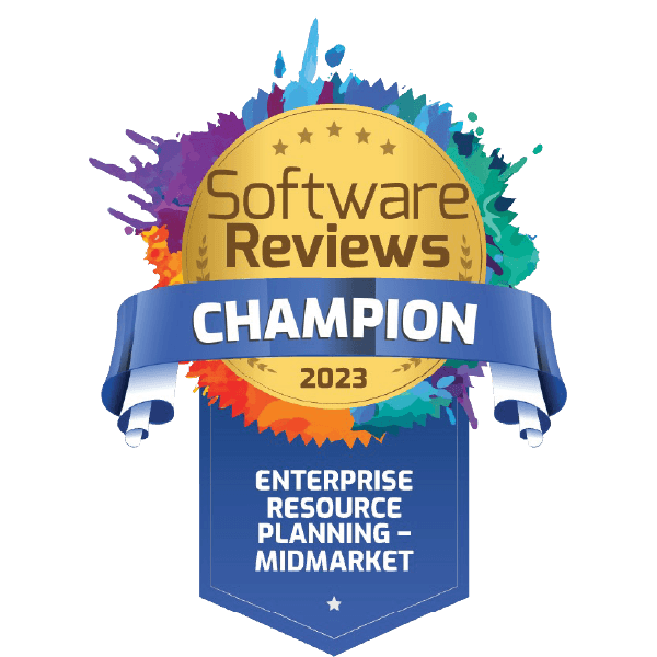  Acumatica Badge for Software Reviews Champion