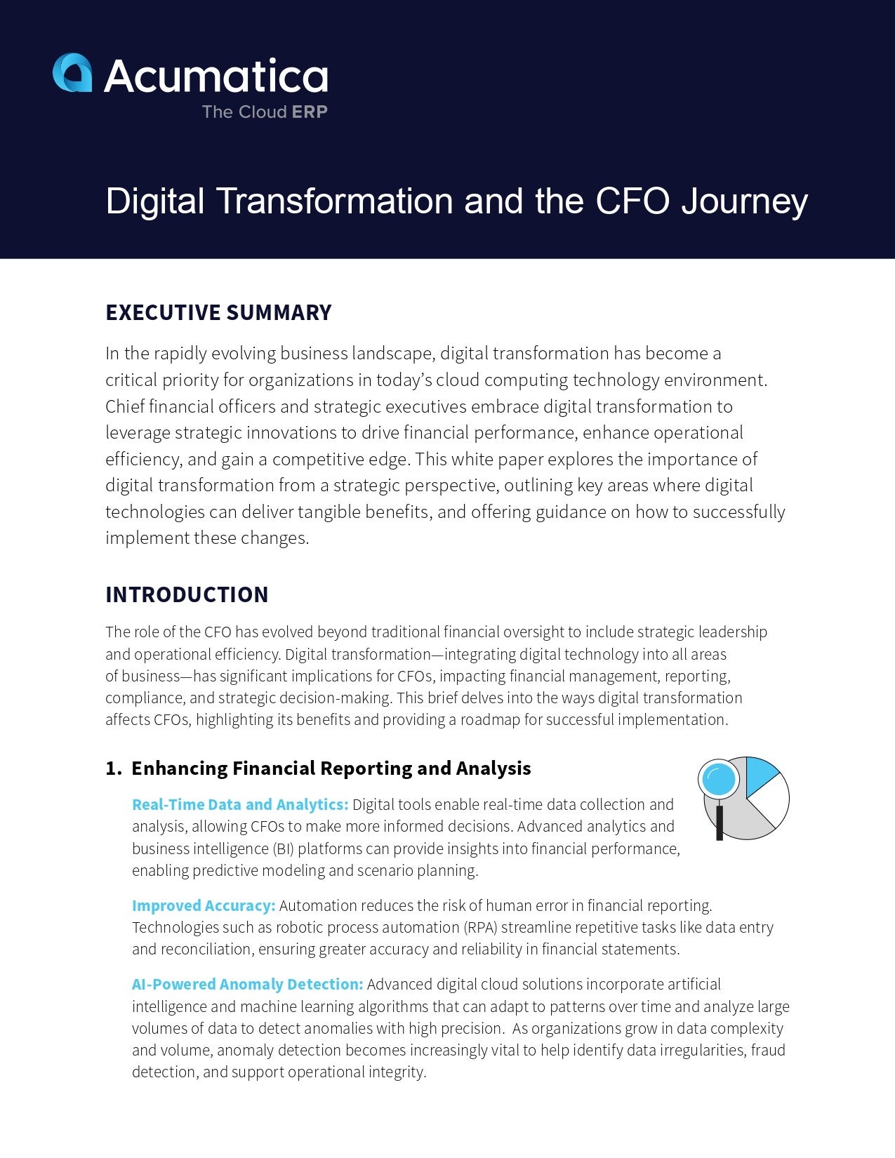 Digital Transformation and the CFO Journey