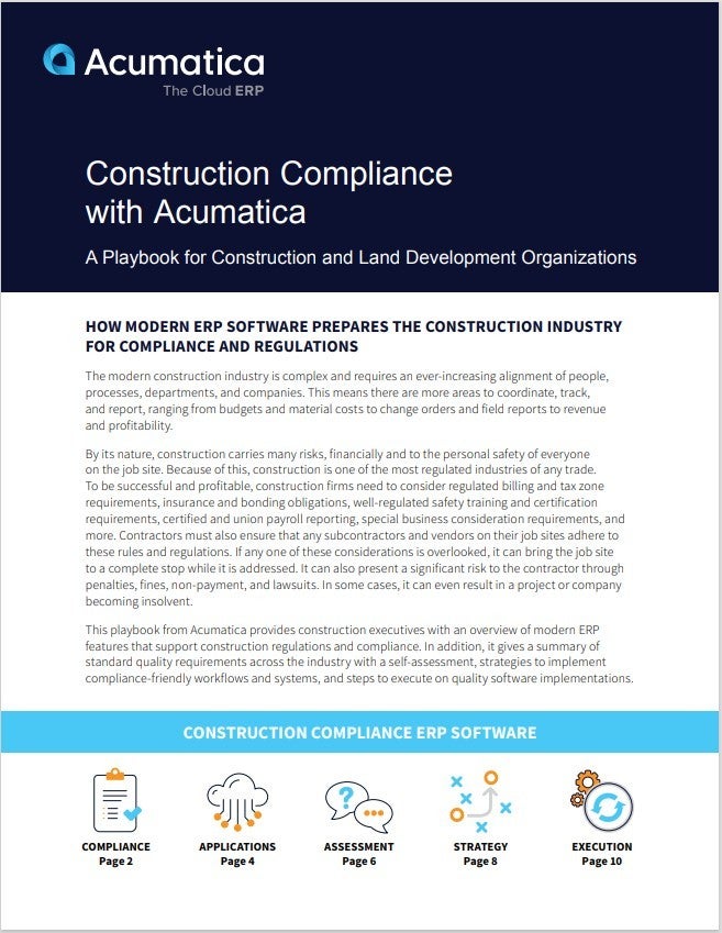 So Many Construction Regulations, So Easily Handled with the Right Construction Compliance Software