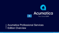 Professional Services Edition - Overview