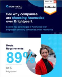 Why companies are choosing Acumatica over Brightpearl