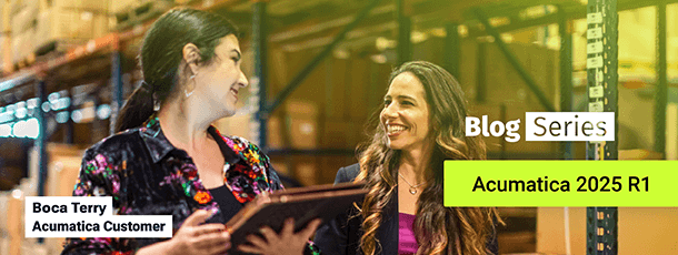 Acumatica 2025 R1: New UI