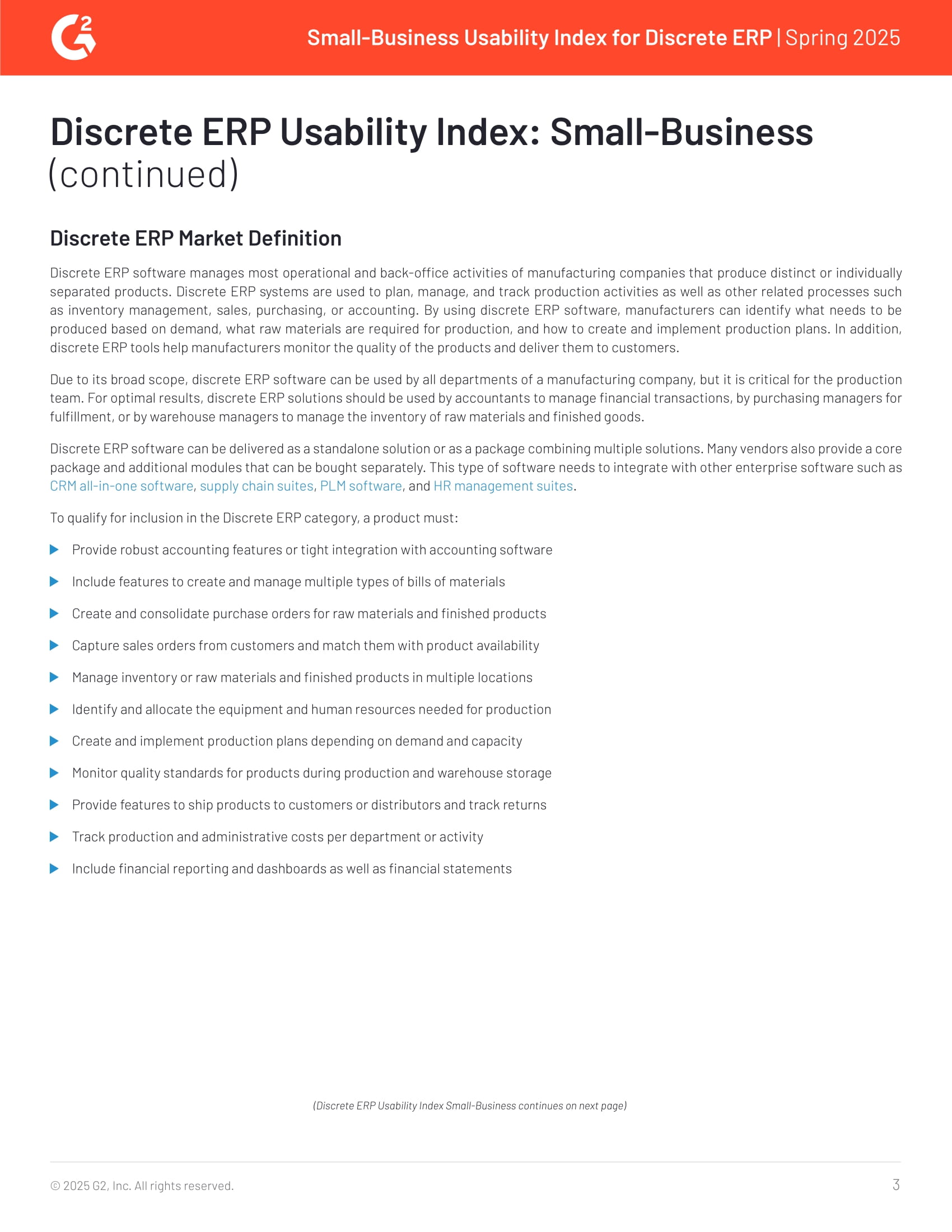 2025 Top Small-Business Discrete ERP Usability Rankings, page 2