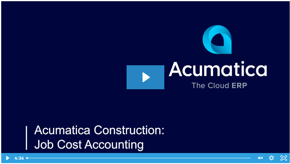 Construction Job Cost Accounting