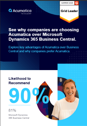 Por qué las empresas eligen Acumatica en lugar de Microsoft Dynamics