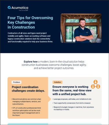 Unlock Construction Visibility and Agility