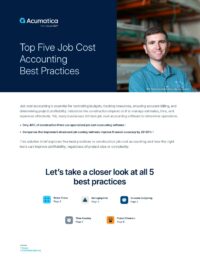 5 Best Practices in Construction Job Costing