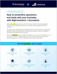 Potencie un comercio más inteligente con Acumatica + BigCommerce