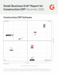 Grid® Report for Construction ERP Small Business | Summer 2025