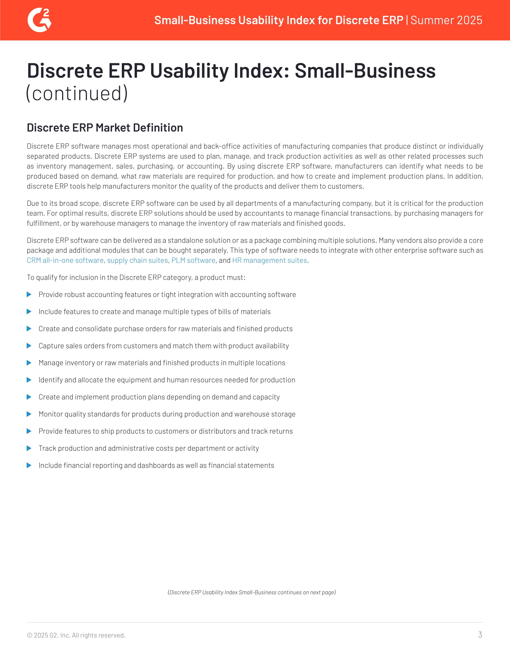 2025 Top Small-Business Discrete ERP Usability Rankings, page 2