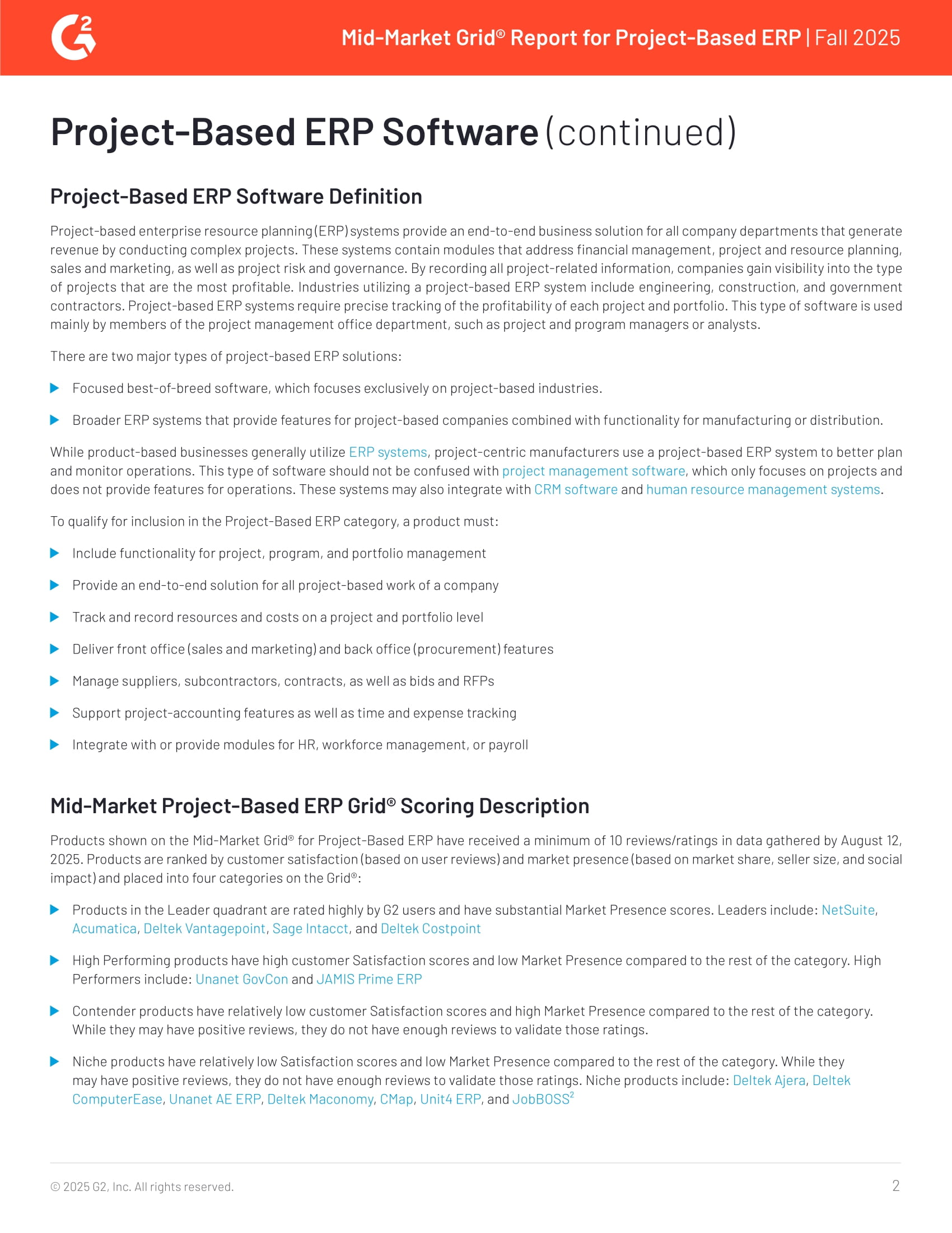 Acumatica Ranked #1 in Advanced Planning & Scheduling Usability Fall 2025, page 1