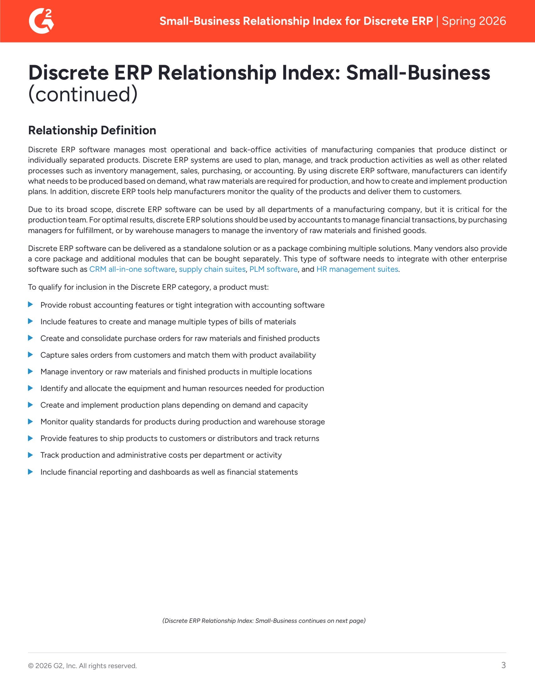 Acumatica Recognized as Leader in G2’s 2026 Small-Business Discrete ERP Relationship Index, page 2