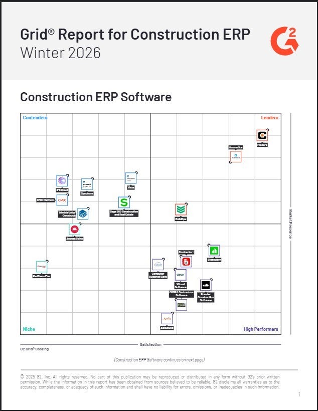 Grid Report for Construction ERP | Winter 2026